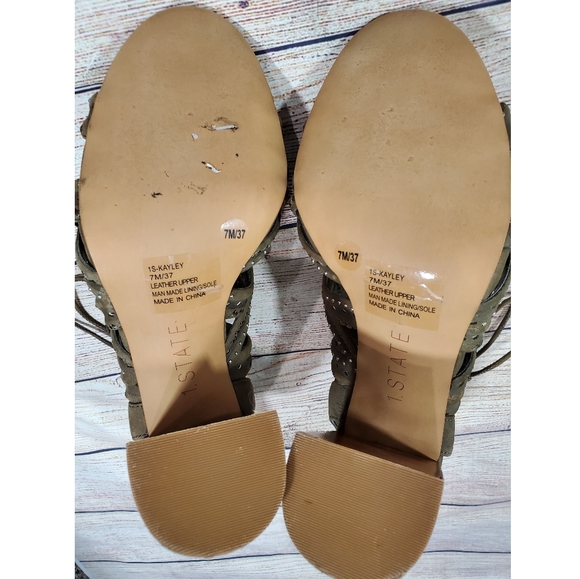 1. State Kayley Caged Lace-Up Studded Sandal - Picture 7 of 7